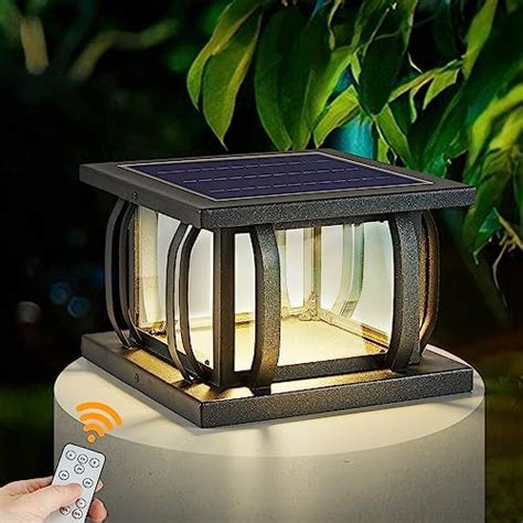 solar powered outdoor post lights|SCNYCUL Solar Post Lights Dusk to Dawn Outdoor .